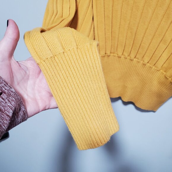 WILFRED Icalma Merino Wool Sweater Aritzia Mock Neck Dolman Marana Women's Small - Picture 5 of 12